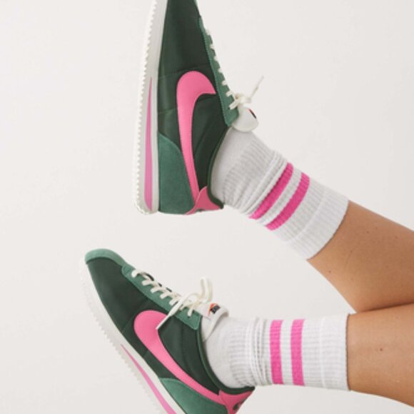 Green and Pink Nike shoes - Picture 1 of 6